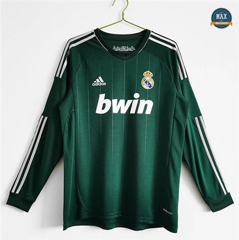 Max Maillot Foot Retro 2012-13 Real Madrid Third Manche Longue