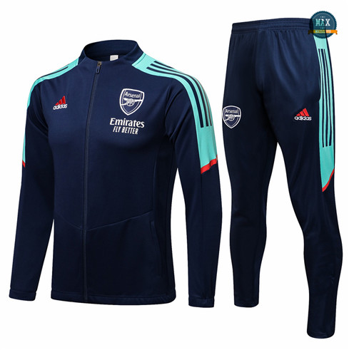 Max Veste Survetement Foot Arsenal 2021/22 champions league Bleu Marine