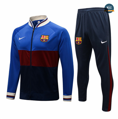 Max Veste Survetement Foot Barcelone 2021/22 Rouge/Bleu/Blanc