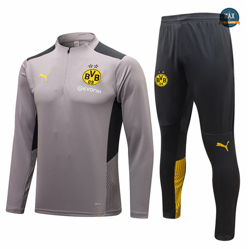 Max Survetement Foot Borussia Dortmund 2021/22 Gris Clair