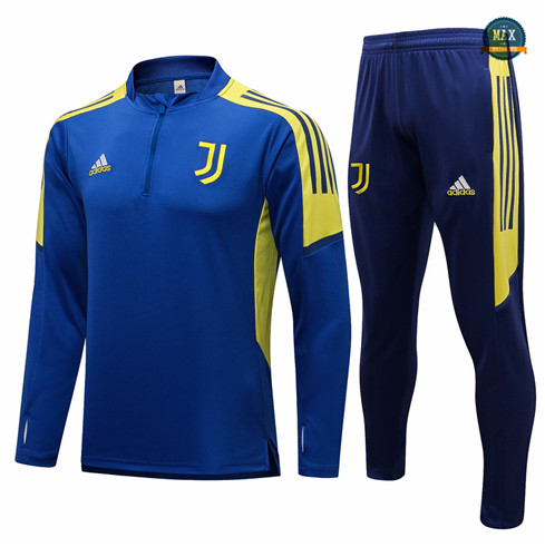 Max Survetement Foot Juventus 2021/22 Champions league Bleu/Jaune