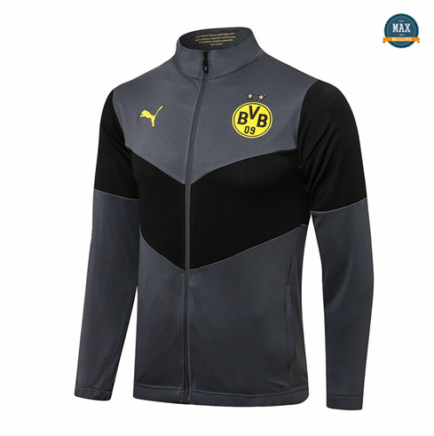 Max Veste Borussia Dortmund 2021/22 Gris foncé Col Haut