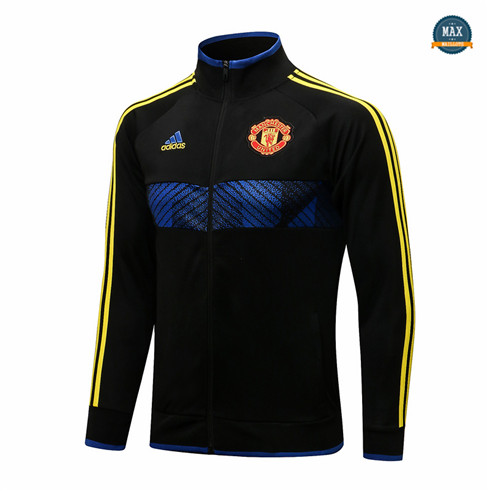 Max Veste Manchester United 2021/22 Noir Col Haut