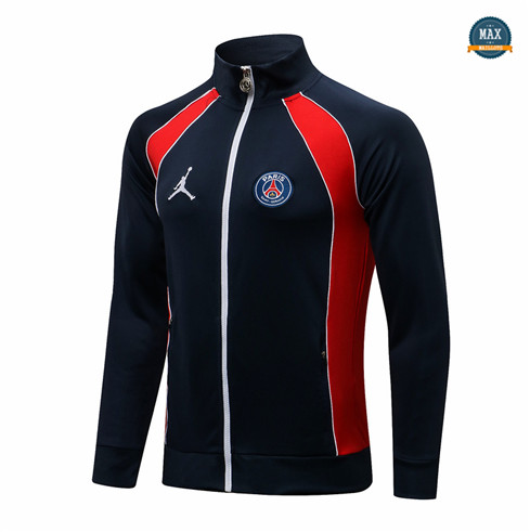 Max Veste PSG Jordan 2021/22 Bleu Marine/Blanc