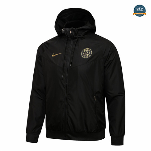 Max Veste Coupe vent PSG 2021/22 Noir