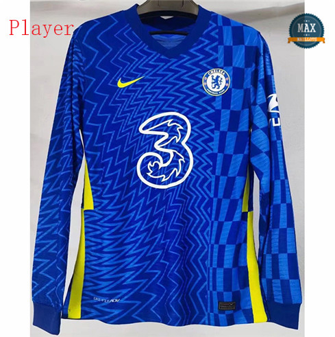 Max Maillot Player Version 2021/22 Chelsea Domicile Manche Longue