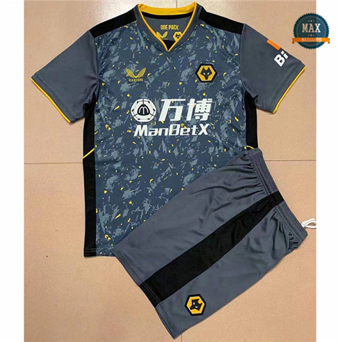 Max Maillot Wolverhampton Enfant Exterieur 2021/22