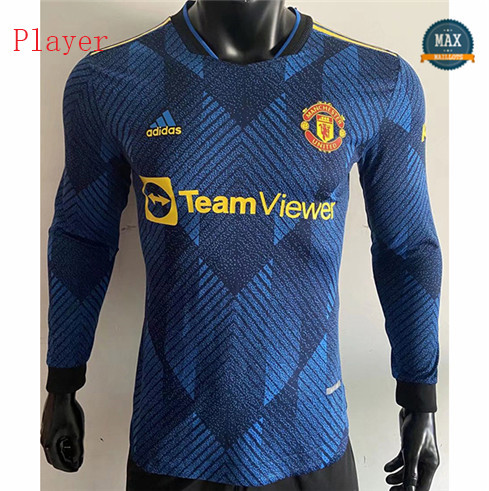 Max Maillot Player Version 2021/22 Manchester United player edition Third Manche Longue