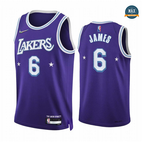 Max Maillot LeBron James, Los Angeles Lakers 2021/22 - City Edition