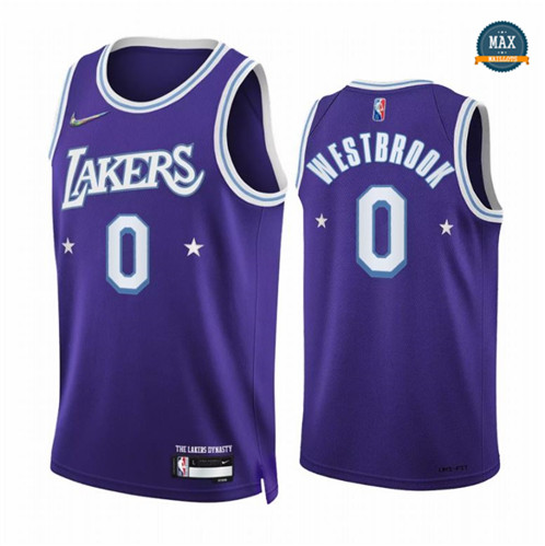 Max Maillot Russell Westbrook, Los Angeles Lakers 2021/22 - City Edition
