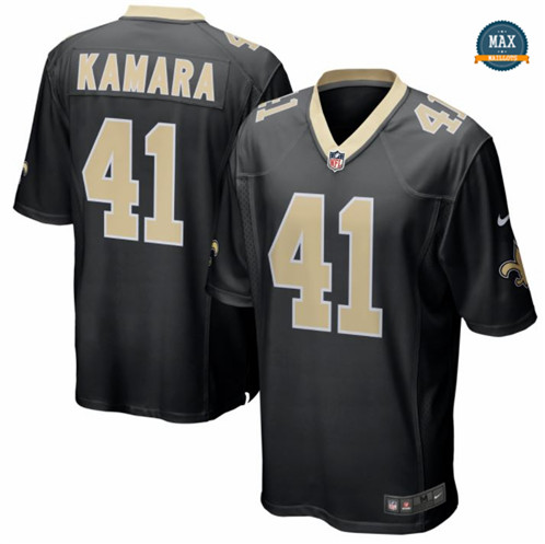 Max Maillot Alvin Kamara, New Orleans Saints - Black