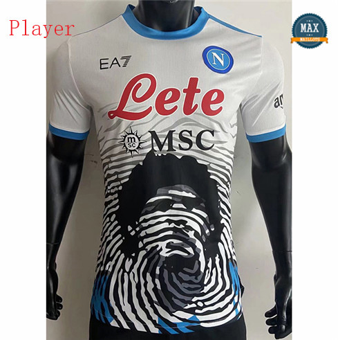 Max Maillot Player Version 2021/22 Naples maradona commemorative Blanc