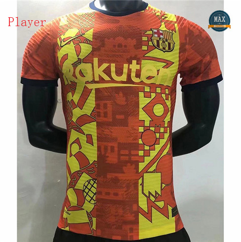 Max Maillot Foot Player Version 2021/22 Barcelone Orange