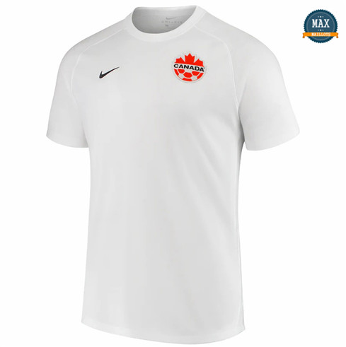 Max Maillot Foot Canada Exterieur Blanc 2021/22