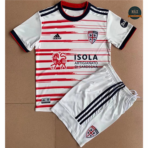 Max Maillot Foot Cagliari Enfant Exterieur 2021/22