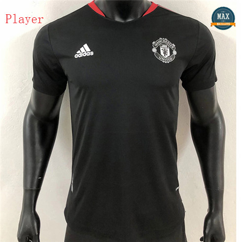 Max Maillots Foot Player Version 2021/22 Manchester United training Noir