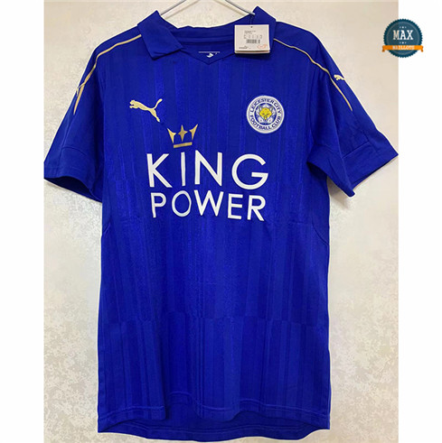 Max Maillots Foot Retro 2016-2017 Leicester City Domicile