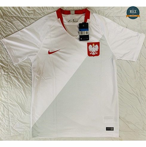 Max Maillot Foot Retro 2018 Pologne Domicile