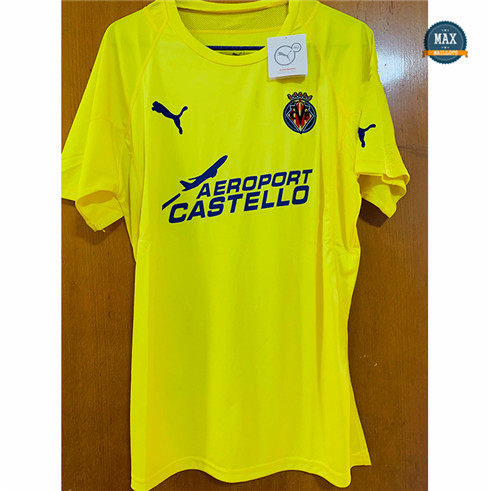 Max Maillot Foot Retro 2005-06 Villarreal Domicile