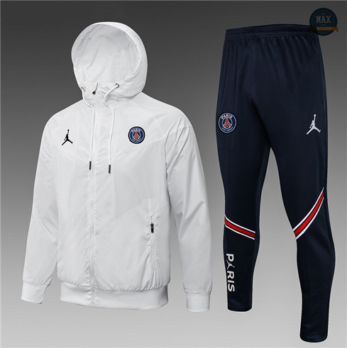 Max Coupe vent Jordan PSG 2021/22 Blanc