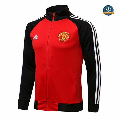 Max Veste foot Manchester United 2021/22 Rouge/Noir