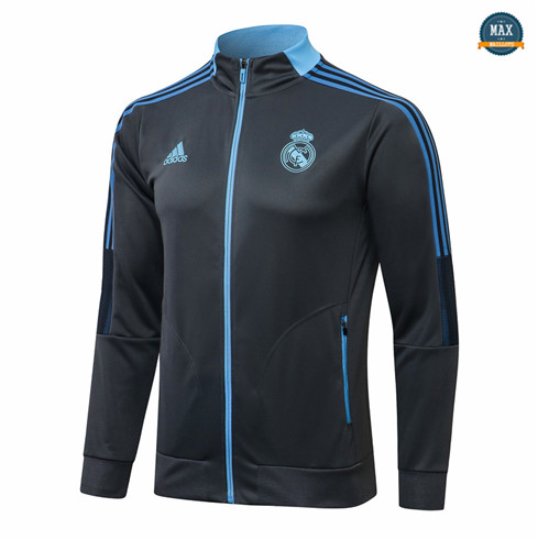 Max Veste foot Real Madrid 2021/22 Gris foncé/Bleu