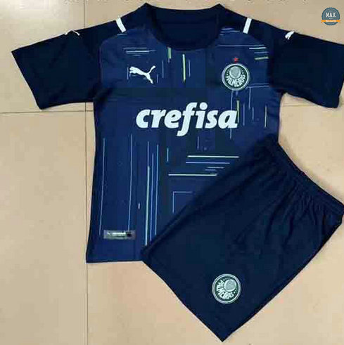 Max Maillots Palmeiras Enfant Gardien de but Bleu 2021/22