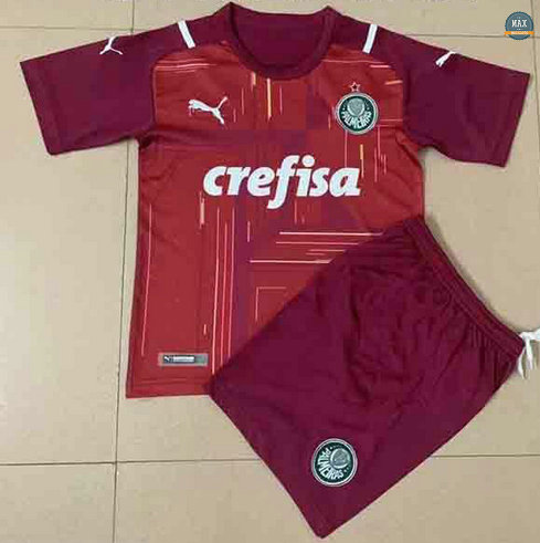 Max Maillots Palmeiras Enfant Gardien de but Rouge 2021/22