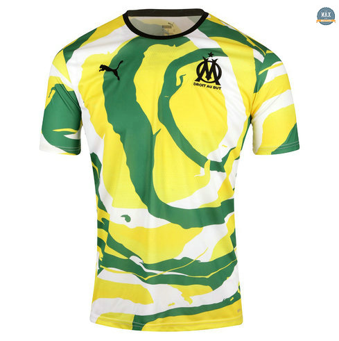 Max Maillots Marseille OM Africa 2021/22 Collectors Jaune/Vert 2021/22