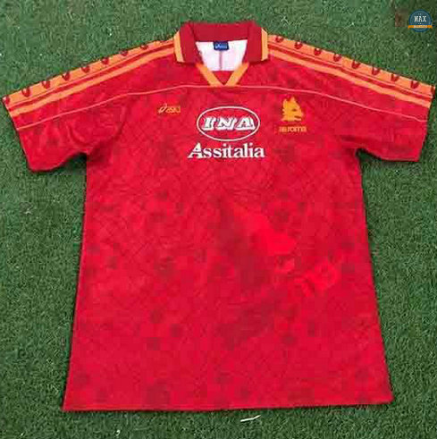 Max Maillots Rétro 1995-96 AS Rome Domicile