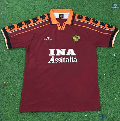 Max Maillot Rétro 1998-99 AS Rome Domicile