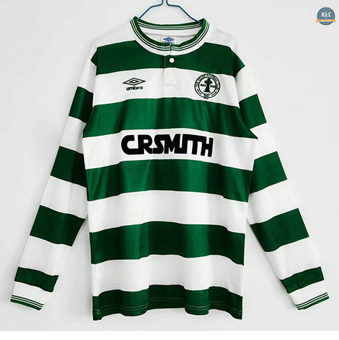 Max Maillot Rétro 1987-88 Celtic Domicile Manche Longue