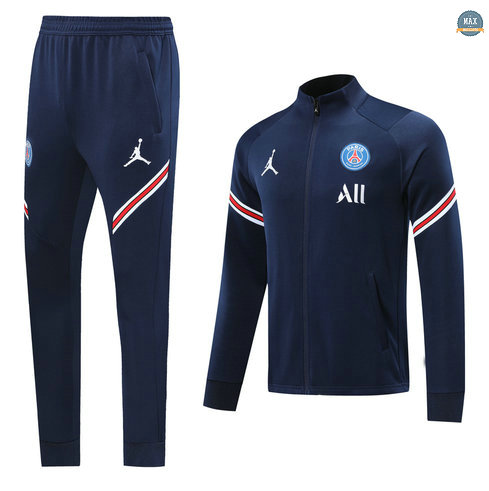 Max Veste Survetement PSG Bleu Marine 2021/22