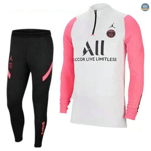 maillot blanc et rose psg