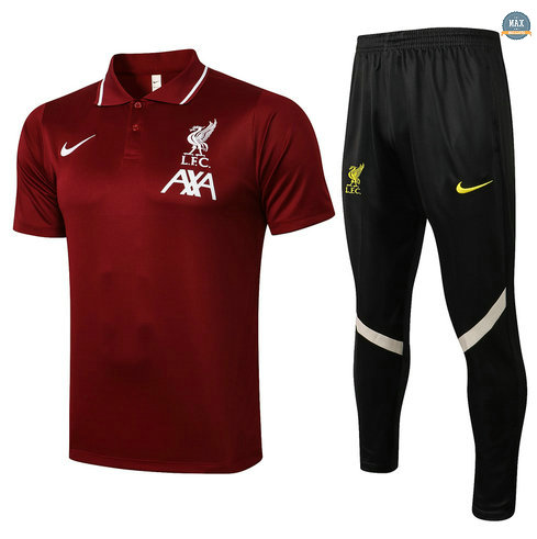 Max Maillot POLO Liverpool + Pantalon 2021/22 Training Bordeaux