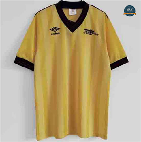 Max Maillots Rétro 1984-86 Arsenal Exterieur Jaune Thailande