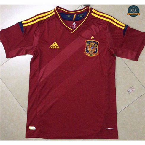 Max Maillots Rétro 2012 Espagne Domicile Thailande