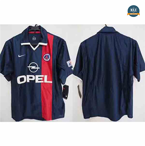 Max Maillots Rétro 2001 PSG Domicile Shop Online