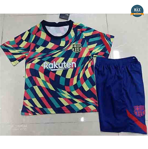 Max Maillot Barcelone Enfant training 2021/22 Bleu