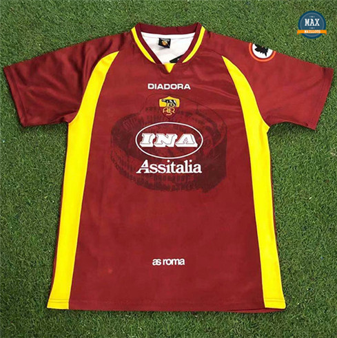Max Maillot Retro 1997-98 AS Roma Domicile