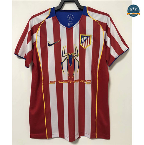 Max Maillots Retro 2004-05 Atletico Madrid Domicile