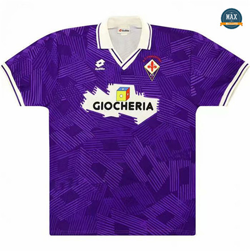 Max Maillots Retro 1991-92 Fiorentina Domicile