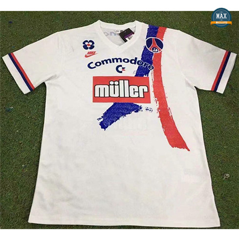 Max Maillots Retro 1991-92 PSG Exterieur