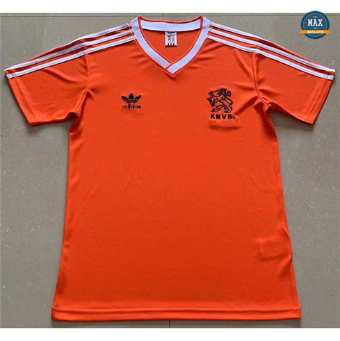 Max Maillots Retro 1986 Pays-Bas Domicile