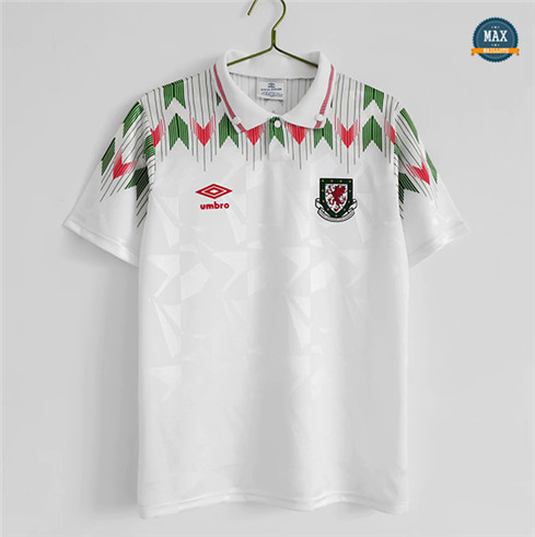 Max Maillots Retro 1990-92 Wales Exterieur