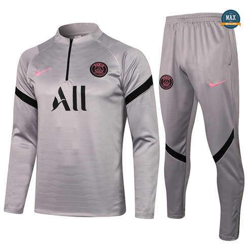 Max Survetement PSG 2021/22 Gris Clair