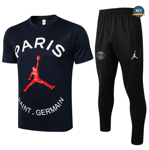 Max Maillots PSG Jordan + Pantalon 2021/22 Training Bleu Marine