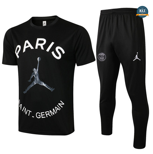 Max Maillot PSG Jordan + Pantalon 2021/22 Training Noir