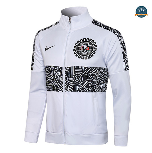 Max Veste CF América 2021/22 Blanc Col Haut