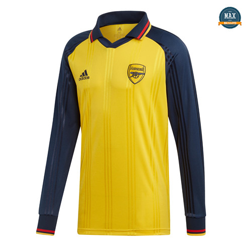 Max Maillot Arsenal Jaune Manche Longue 2021/22